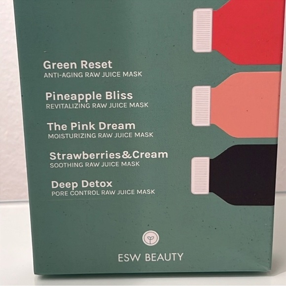 NEW ESW Beauty Raw Juice Cleanse Mask Set - Picture 5 of 8